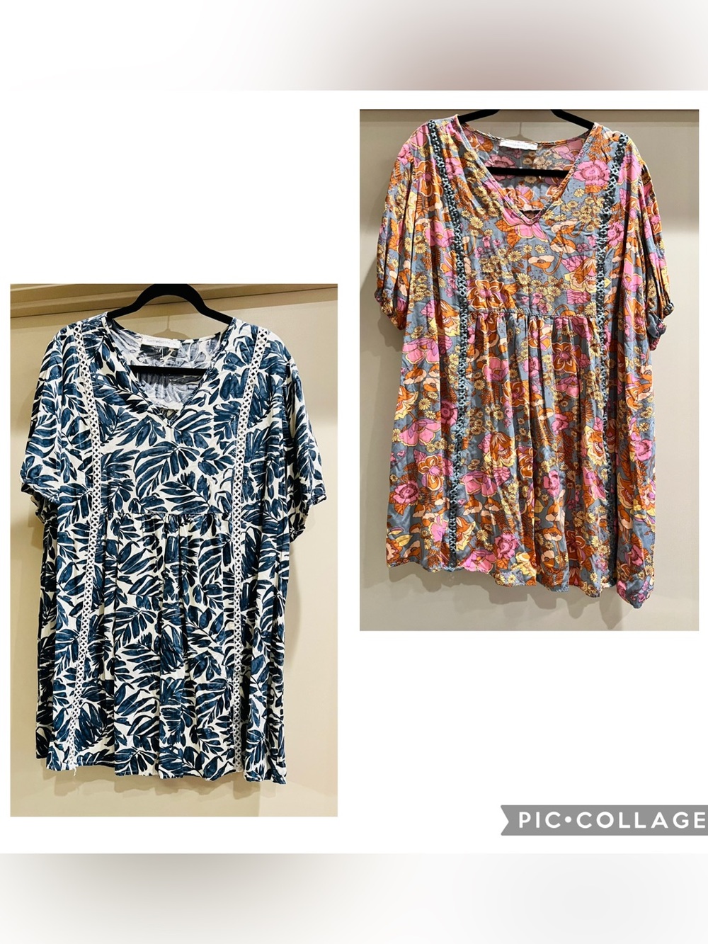 Bundle of 2 NWOT Rusttydustty Tunic Tops Size 1XL